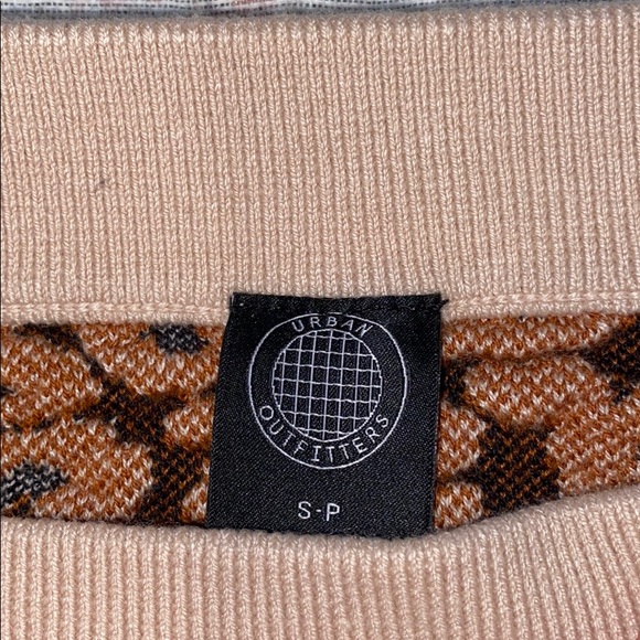 Urban Outfitters Leopard Knit Mini Skirt - Picture 2 of 2